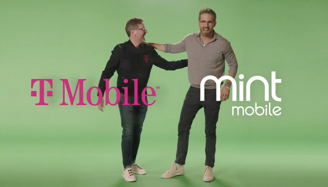 T-Mobile is buying Ryan Reynolds’ Mint Mobile for up to $1.35 billion