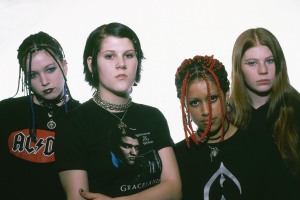 UNSPECIFIED - JUNE 01: Photo of Mercedes LANDER and KITTIE and Talena ATFIELD and Morgan LANDER and Fallon BOWMAN; L-R: Talena Atfield, Morgan Lander, Fallon Bowman, Mercedes Lander - posed, studio, group shot (Photo by