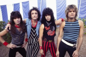 Quiet Riot 1983 Rudy Sarzo, Kevin DuBrow, Frankie Banali, Carlos Cavazo (Photo by Chris Walter/WireImage)