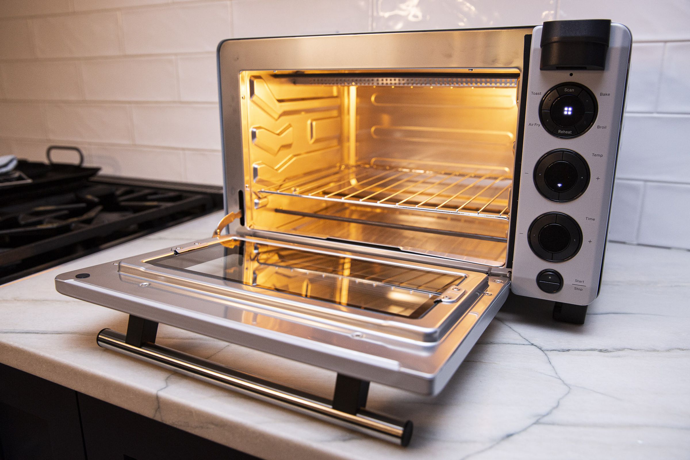 The Tovala is a pretty standard countertop oven.