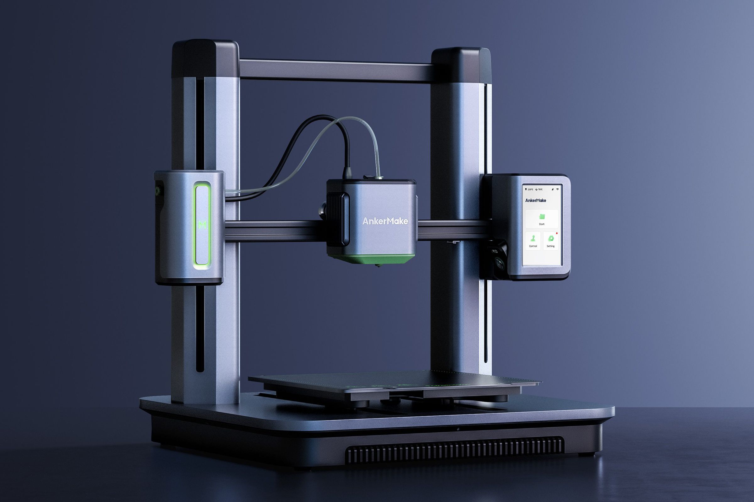 The AnkerMake M5 is Anker’s first 3D printer, now offering 500mm/s draft speeds. It ships in two parts, has a webcam to let you watch prints remotely, and is built robustly for high speed.