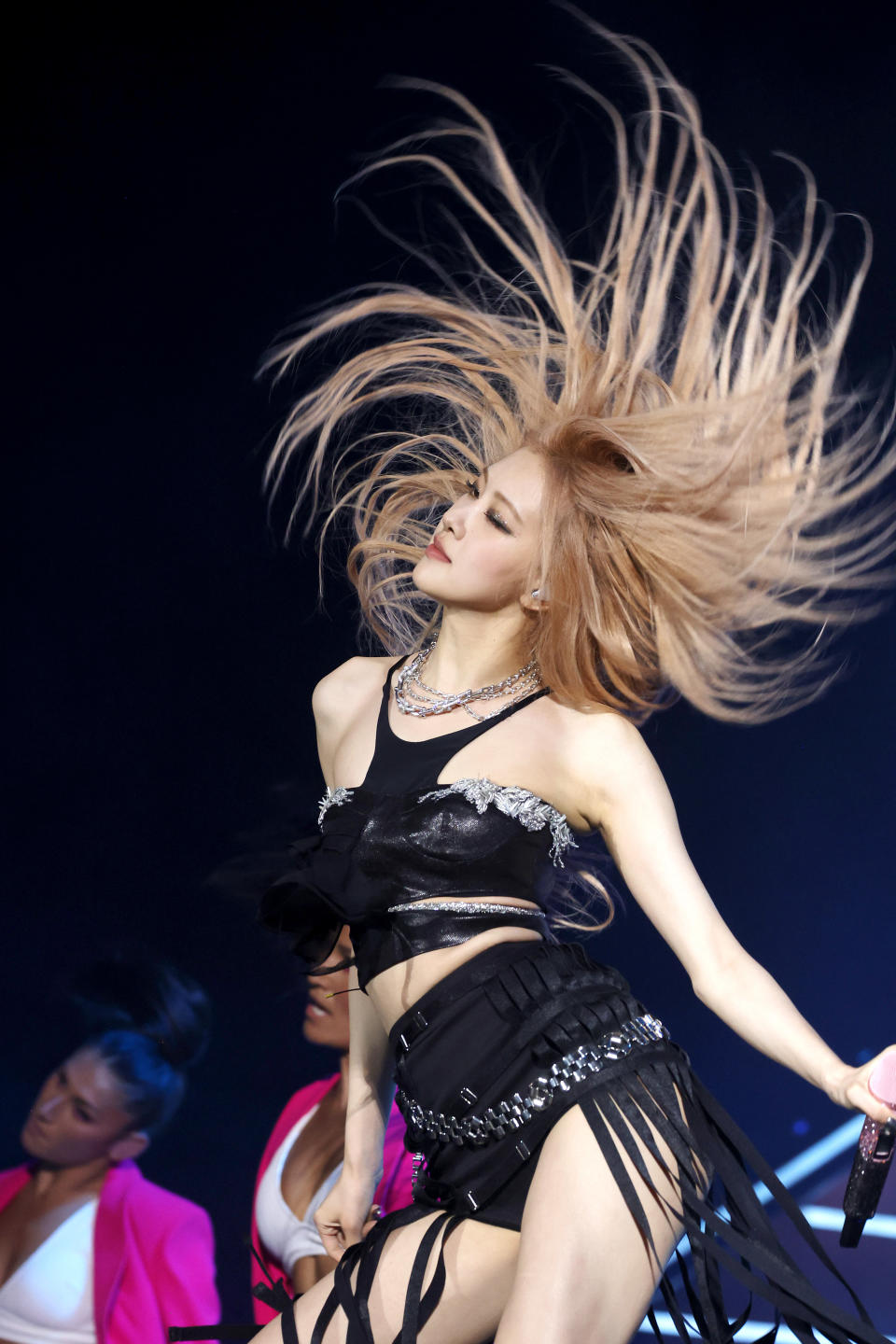 Ros&#xe9; of BLACKPINK performs at the Coachella Stage April 15, 2023. (Photo: Frazer Harrison/Getty Images for Coachella)