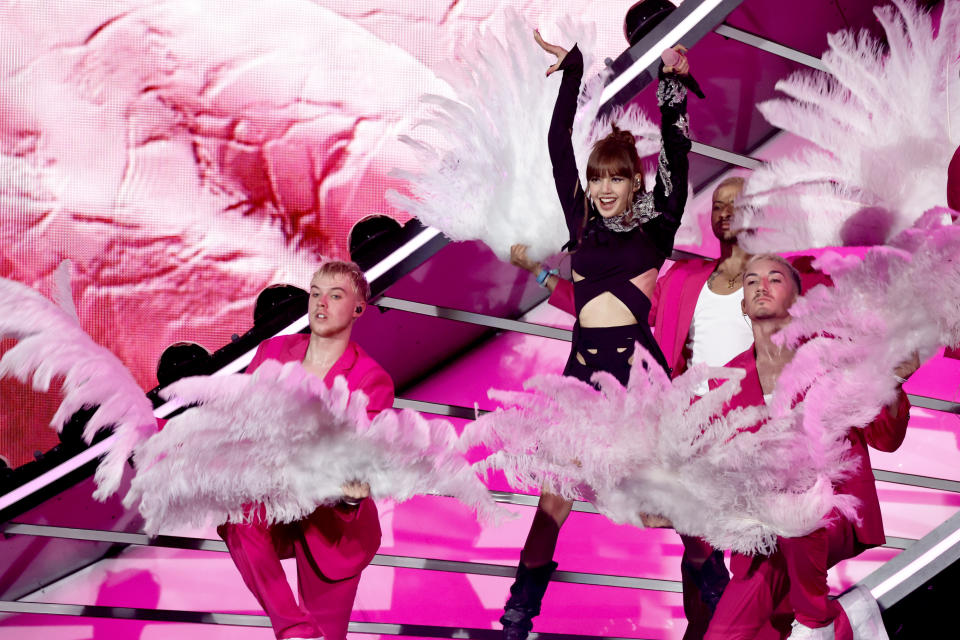 Lisa of BLACKPINK performs at the Coachella Stage during the 2023 Coachella Valley Music & Arts Festival on April 15, 2023. (Photo: Frazer Harrison/Getty Images for Coachella)