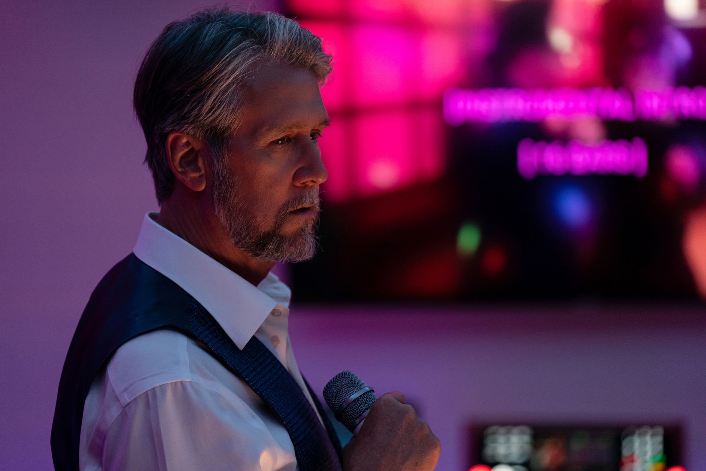 A photograph of Alan Ruck as Connor Roy in Succession