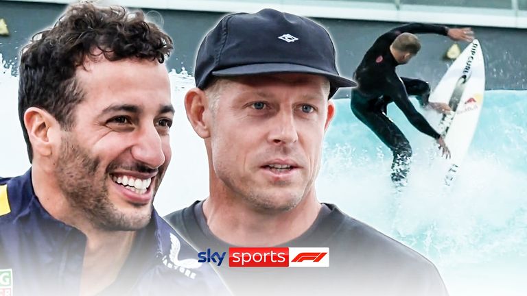 Ricciardo and surfing legend Mick Fanning reveal how they became friends and compare the challenges of their sports