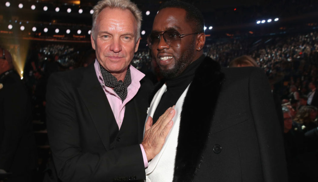 Diddy Pays Sting $5K A Day For 26-Year-Old Sting Sample, Allegedly