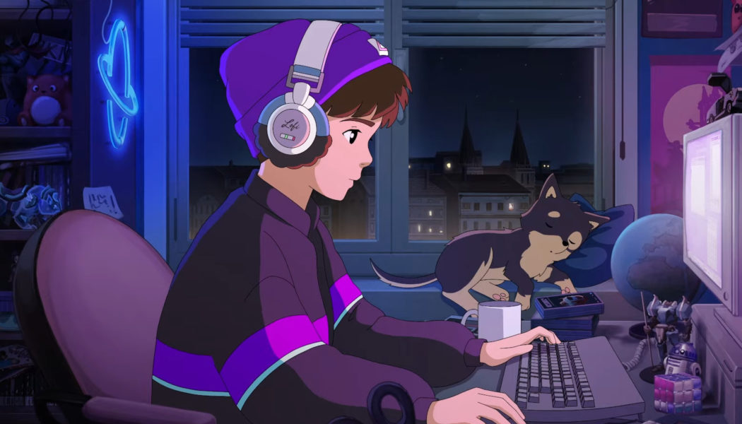 Lofi Girl’s new synthwave livestream features a new person — and their dog