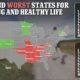 The ten best and worst states in the U.S for a long and healthy life - Daily Mail