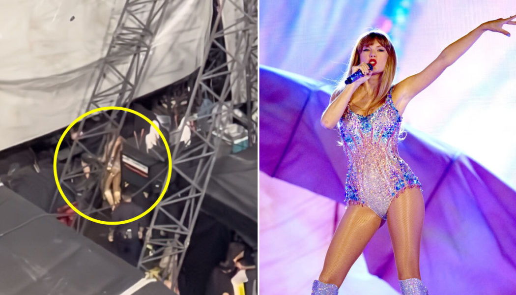 Yes, Taylor Swift Does Hide Inside a Broom Cart to Get to Stage