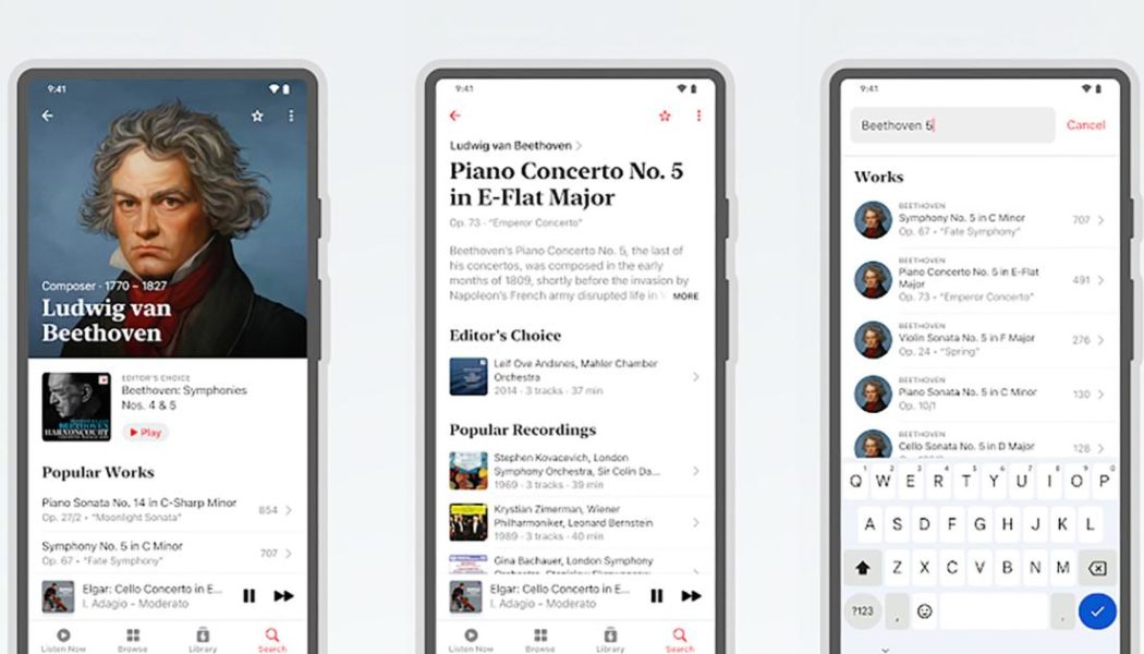 Apple Music's dedicated classical app arrives on Android | Engadget