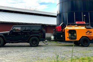 Bear and bulletproof travel trailer is ready for the roughest stuff