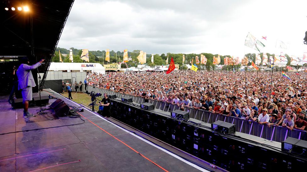 West Holts stage at Glasto