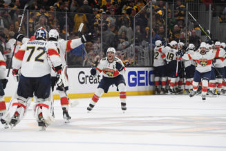 Bruins' historic season shockingly ends with Game 7 OT loss to Panthers - Yahoo Sports