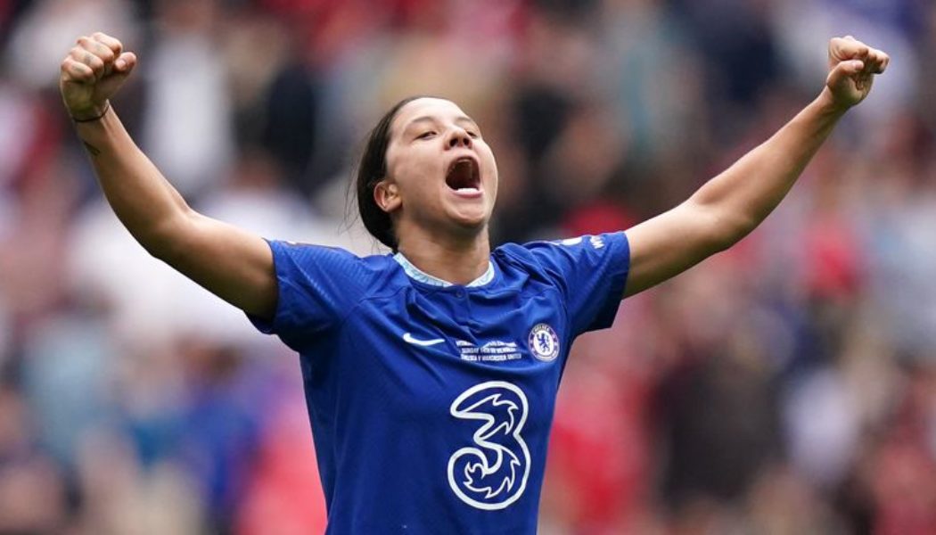 Chelsea Women 1-0 Manchester United Women: Sam Kerr fires Blues to third successive Women's FA Cup title