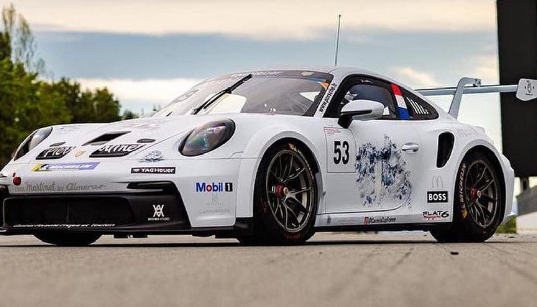 Daniel Arsham's Porsche 992 GT3 Cup Eroded Takes to the Track