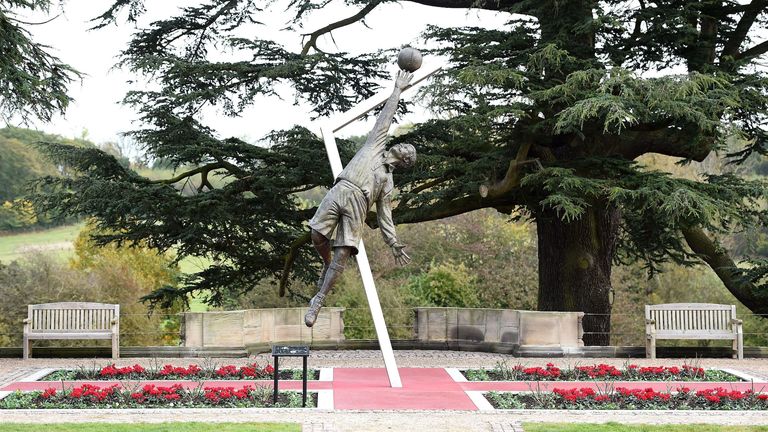 A statue of Arthur Wharton was unveiled at St George&#39;s Park in 2014