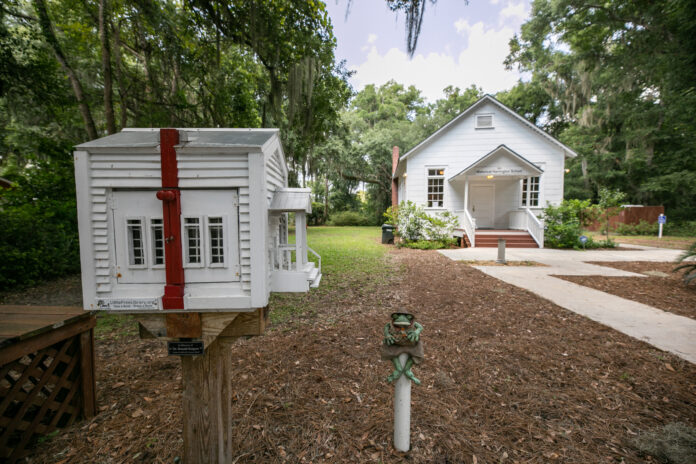 A one room schoolhouse