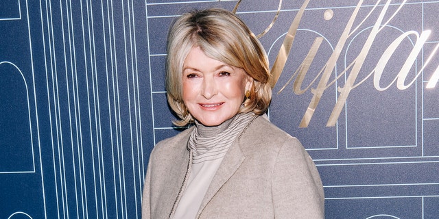 Martha Stewart in a short dress on the red carpet