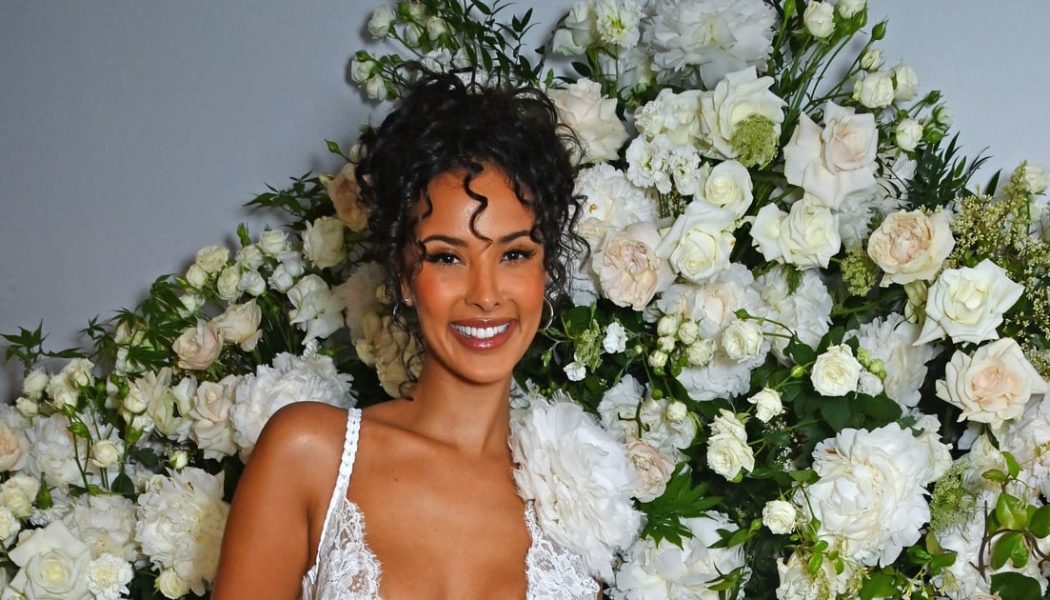 Maya Jama's Plunging See-Through Dress Is Giving Modern Bride