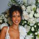 Maya Jama's Plunging See-Through Dress Is Giving Modern Bride