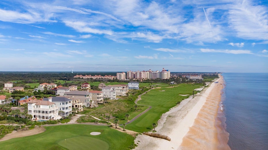 aerial view Palm Coast Florida