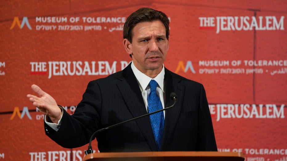 Ron DeSantis in Jerusalem