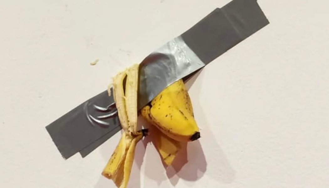 South Korean Student Eats Maurizio Cattelan's Banana Sculpture