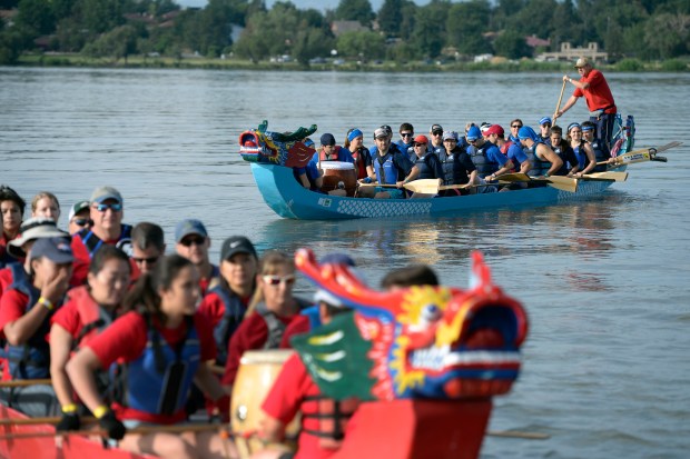 Teams take to the water inside ...