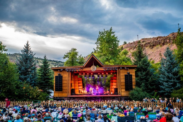 Mandolin Orange performs at Rocky Mountain Folks Festival in 2019 at Planet Bluegrass in Lyons. (Provided by TEV)