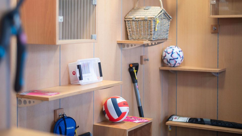 At the 'Library of Things' in Sachsenhausen Library Centre, people can borrow objects they might otherwise need to buy (Credit: Alamy)