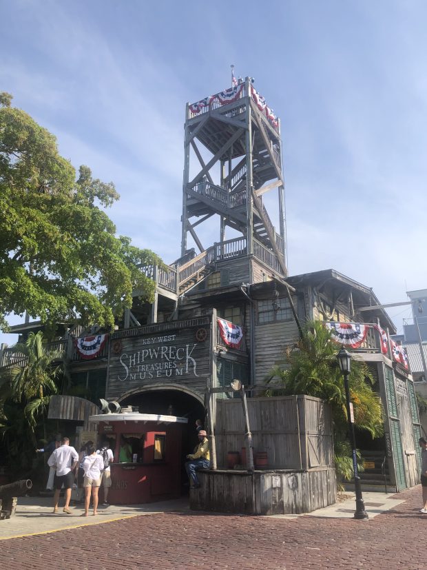 The Shipwreck Treasures Museum is among many historic places in Key West. (Photo by Amy Bentley)