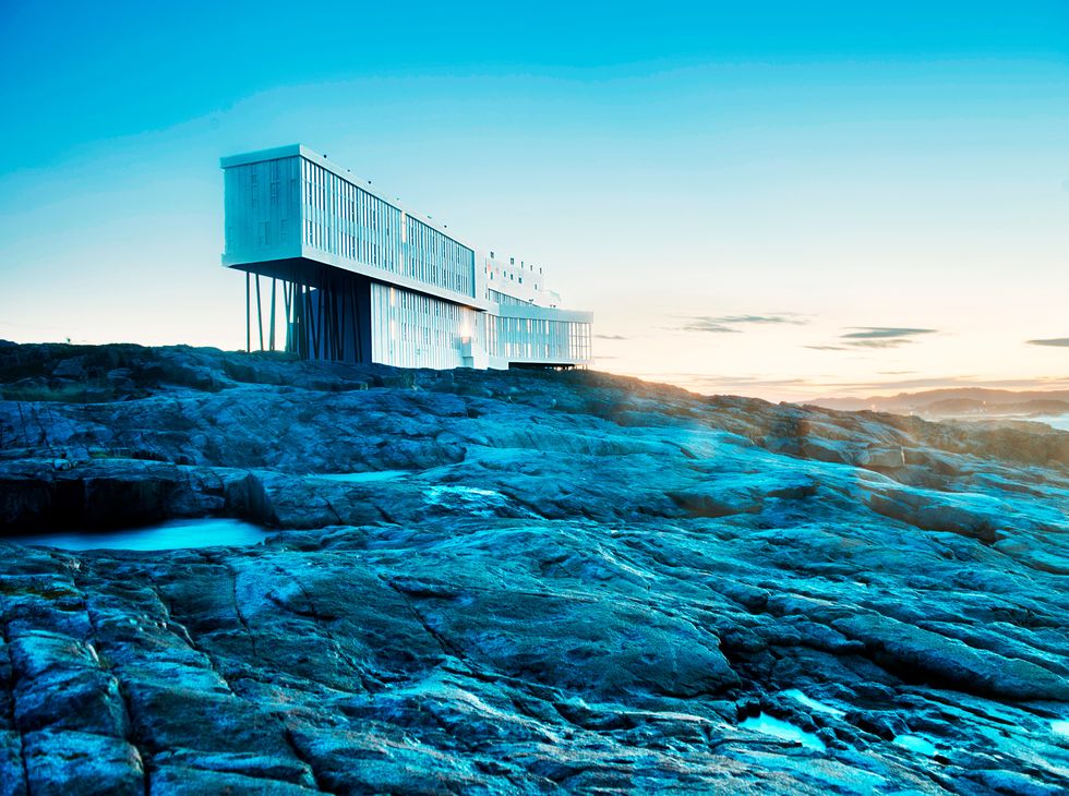 fogo island inn designed by saunder architecture of norway, newfoundland, canada, north america