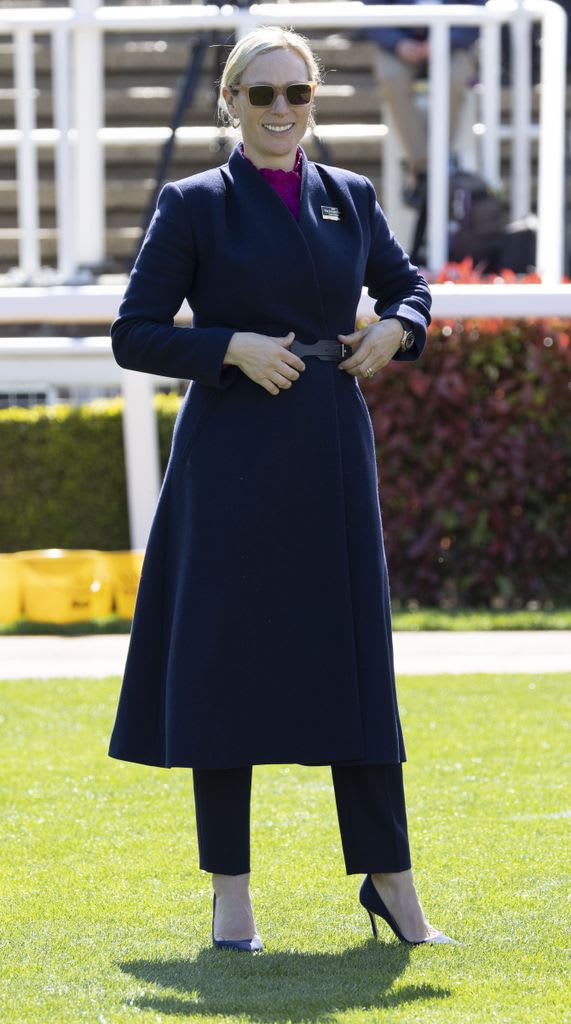 Princess Anne's daughter zara wearing a look by The Fold