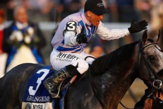 Arcangelo wins 155th Belmont Stakes