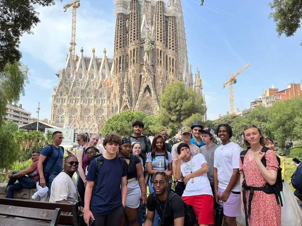 Students from Rich Township High School are traveling in Europe with a group of high school students from Alaska this month in what a district news release called a 10-day "trip of a lifetime."