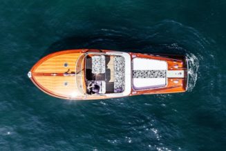 Artist Xavier Casalta Reimagines the Iconic Riva Aquarama Boat by Bellini Nautica