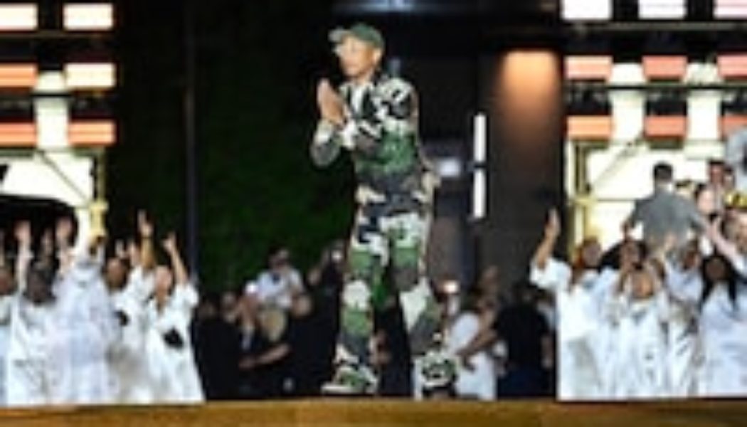 At Louis Vuitton, Pharrell Williams rewrites fashion for the celebrity age