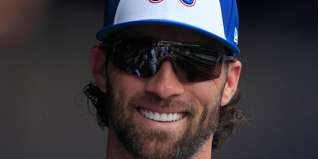 Charlie Culberson smiles