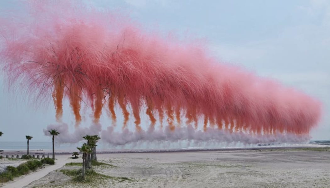 Cai Guo-Qiang and Saint Laurent Ignite "Ramble in the Cosmos" Exhibition at NACT