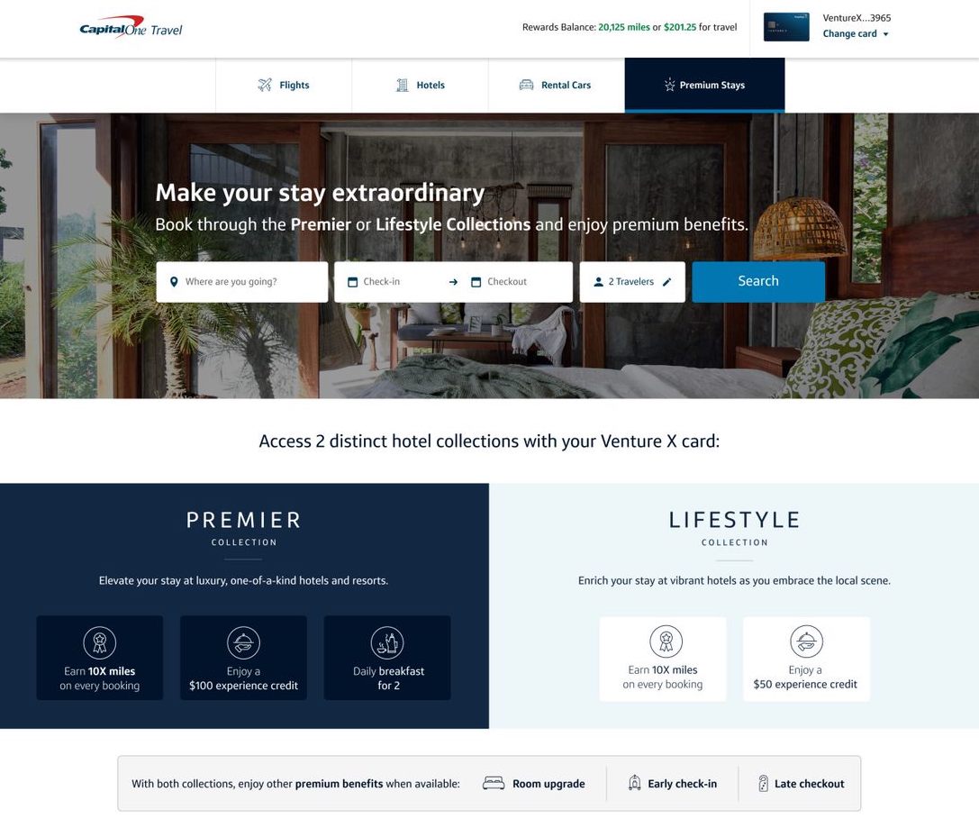 Capital One Lifestyle vs. Premier