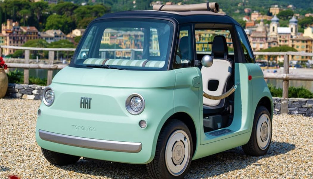 Fiat’s Topolino Is an All-Electric Quadricycle Geared Towards Young Drivers