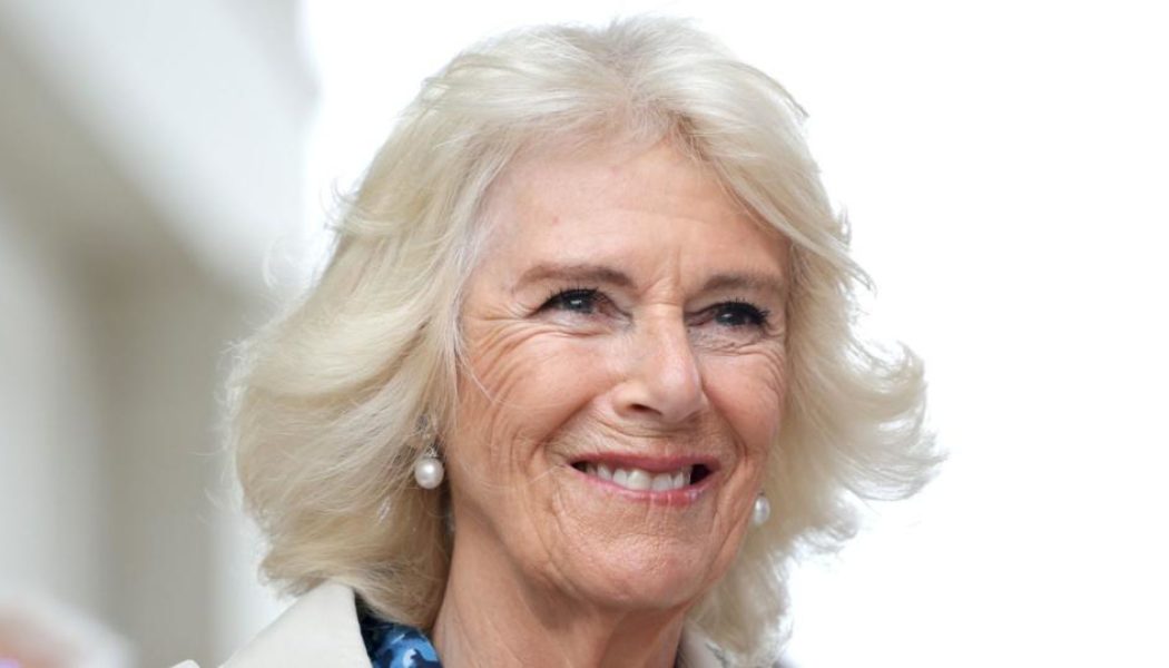 Queen Camilla embraces luxury fashion with timeless trench coat and intriguing blue dress