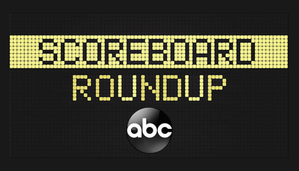 Scoreboard roundup -- 6/8/23