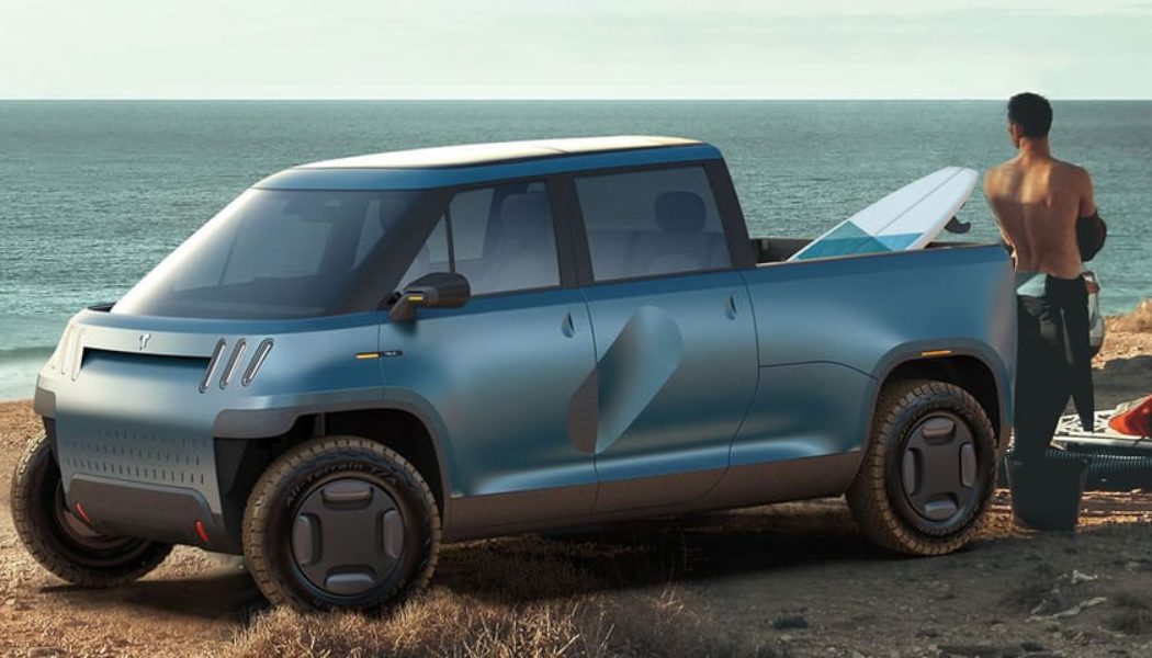 Telo Announces Its Tiny Electric MT1 Pickup Truck