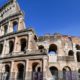 Tourist Vandalizes Wall of Roman Colosseum