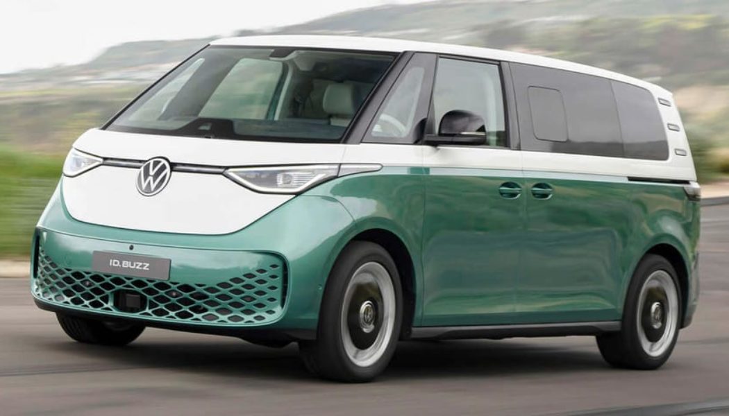 Volkswagen's Electric ID. Buzz Bus Prioritizes Space and High-Efficiency Performance