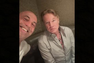 Axl Rose looks absolutely thrilled by Joe Rogan selfie at restaurant