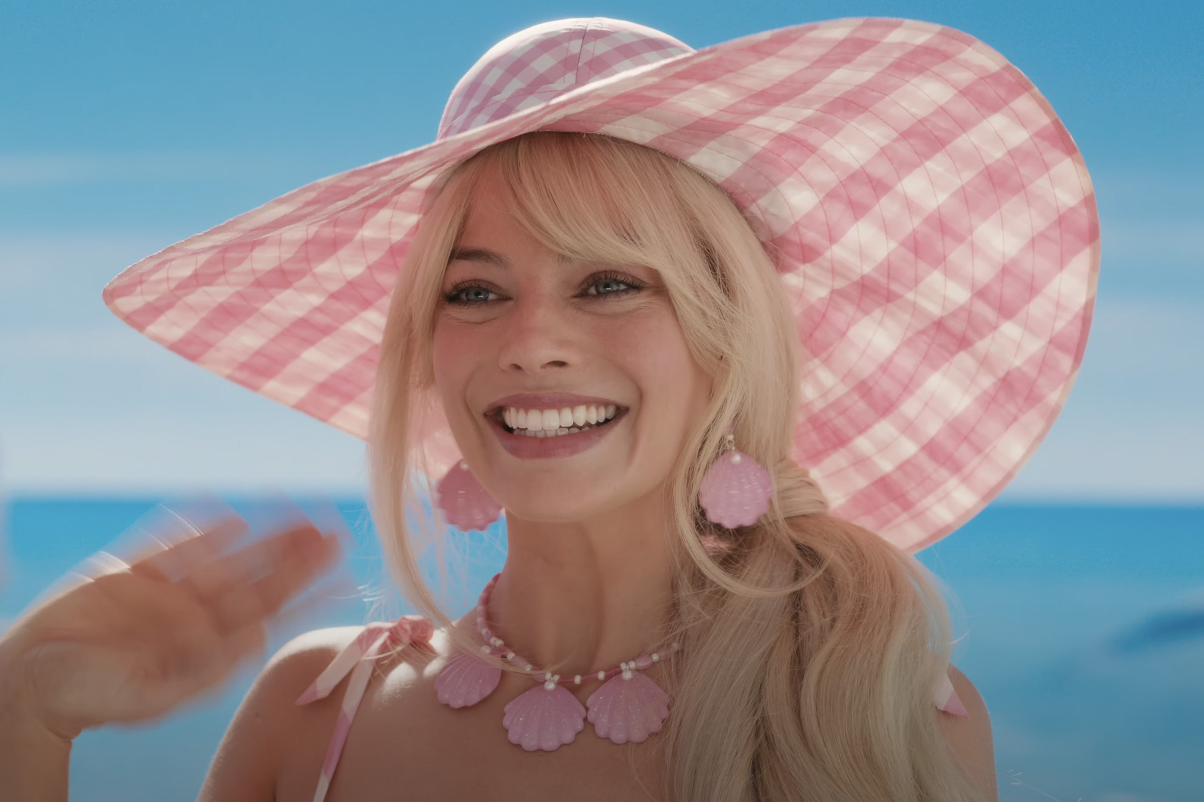 Margot Robbie in the Barbie movie.