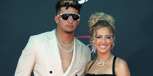 Brittany and Patrick Mahomes at the ESPYS