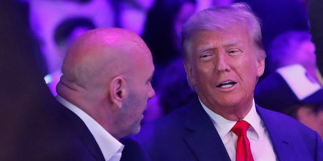 Donald Trump and Dana White talk